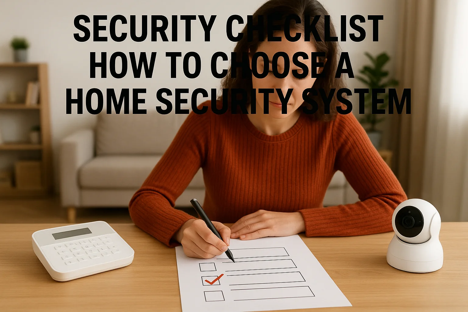 Security Checklist: How To Choose A Home Security System